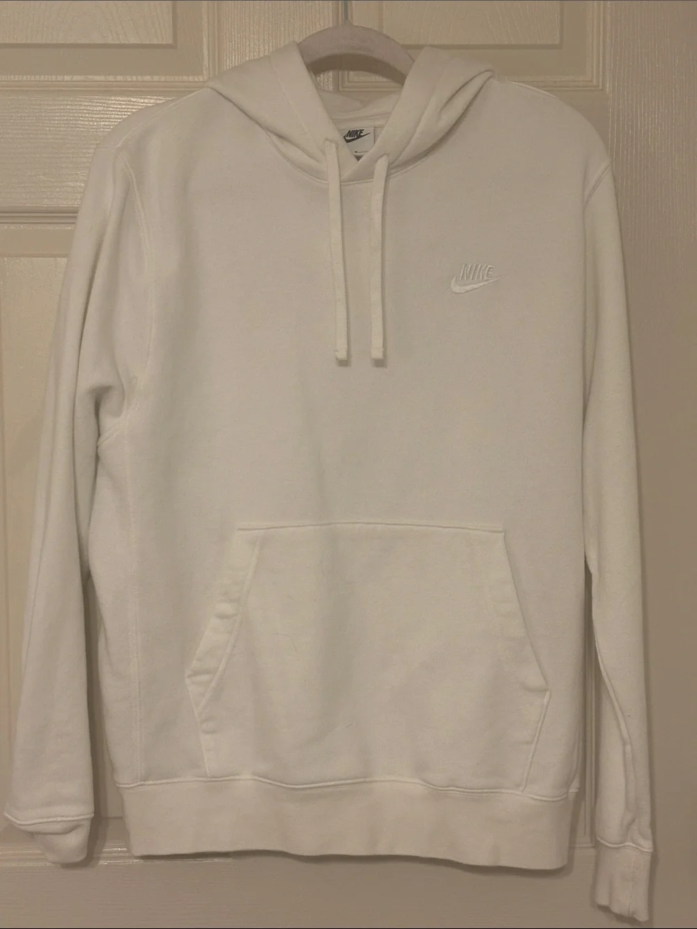 Nike Men's Off White Pullover Hoodie M